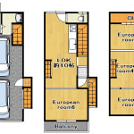 ☆2階建+屋根裏　4LDK(間取)