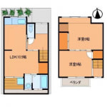 ※家具・家電付き(現状渡し)(間取)