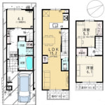 ★駐車スペース1台分あり(間取)