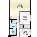 (三方角住戸)★令和8年4月室内リフォーム済の美室(間取) (三方角住戸)★令和8年4月室内リフォーム済の美室(間取)