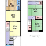 京都市伏見区深草川久保町 中古テラスハウス 京都市伏見区深草川久保町 中古テラスハウス