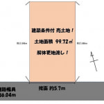 ■解体更地渡し　※建築条件付き売土地(間取)