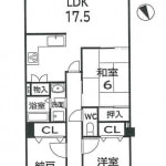 ☆7階建て5階部分　☆南向きバルコニー(間取)
