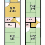 ☆カースペース1台可(間取)