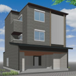 ★新築賃貸テナント・事務所【ハイライフコーポ西裏ⅢSouthBLD-202号室】●近鉄大久保駅徒歩5分・JR新田駅徒歩7分 ★安心の1階オートロックモニターシステム・防犯カメラ完備★〈更新は3年〉