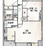 ☆東南角住戸・専用庭付き(間取)
