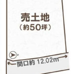 ※建築条件無し売土地（更地）(間取)