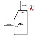 ※建築条件無し売土地《角地》(間取)