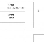 ①号地　※建築条件無し売土地(間取)