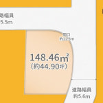 ※建築条件無し売土地（上物有）(間取)