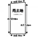 ※建築条件無し売土地(間取)