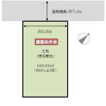 ※建築条件無し売土地（確定測量済）(間取)