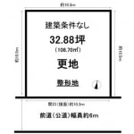 ※建築条件無し売土地(間取)