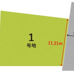 《1期1号地》※建築条件無し(間取)