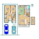 ☆1階は店舗や事務所としても使いやすい設計です(間取)