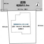 ※建築条件無し売土地（古家有）(間取)