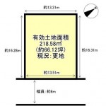 ※建築条件無し売土地(間取)