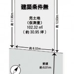 ※建築条件無し売土地(更地)(間取) ※建築条件無し売土地(更地)(間取)