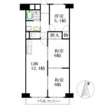 ☆南向きバルコニー(間取) ☆南向きバルコニー(間取)