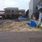 ①号棟建築現場(外観)