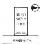 ※建築条件無売土地(間取)