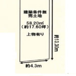 ※新築用地としても（土地図面）