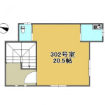 ★302号室（空き予定）　(間取)