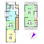※土地18坪(間取)