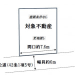 ※建築条件無売土地（更地渡し）(間取)