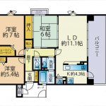 ☆最上階、四方角住戸(間取)
