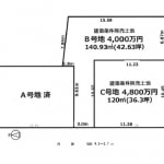 B号地（残2区画）※建築条件無し売土地(間取)