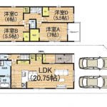 京都市伏見区向島庚申町-①号地 新築戸建