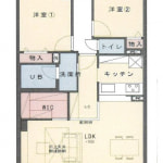〈改装後間取図〉※2025年7月全面改装工事実施(間取)