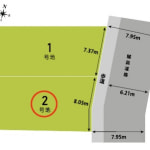 ②号地（全2区画）(間取)