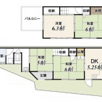 ※前面非道路につき再建築不可(間取)