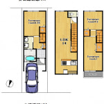 ☆新登場《ハイライフ近鉄小倉駅西新築一戸建◆限定1区画◆》☆近鉄小倉駅徒歩14分☆リビング14帖対面式キッチン☆南側日当たり良☆コンパクトカー1台駐車可♪