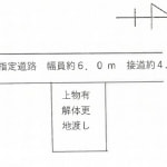 ※建築条件無し（解体更地渡し）(間取)